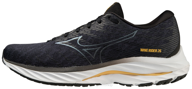 Mizuno waverider 26 hardloopschoen Heren schoenen odysseygrijs-metallicgrijs(9zmg) VZJP116