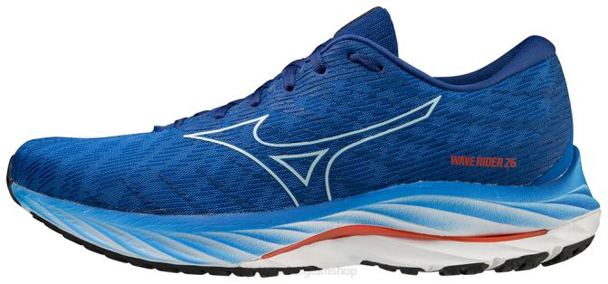 Mizuno waverider 26 hardloopschoen Heren schoenen supersonisch ijswater (sneeuw) VZJP117