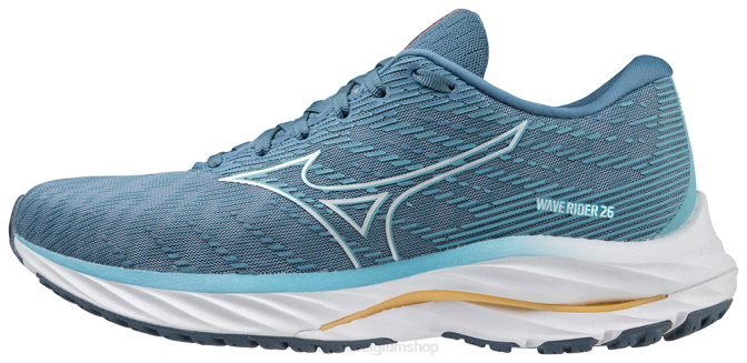 Mizuno waverider 26 hardloopschoen vrouwen schoenen directoireblauw-wit(5n00) VZJP106