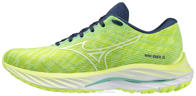 Mizuno waverider 26 hardloopschoen vrouwen schoenen neokalk-wit(4m00) VZJP108