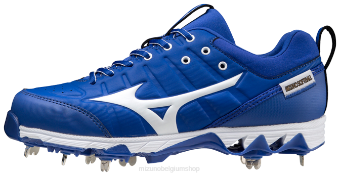 Mizuno 9-spike swift 7 lage metalen softbalschoen vrouwen schoenen koningswit(5200) VZJP2157