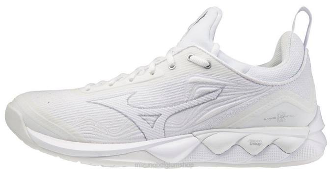 Mizuno wave luminous 2 volleybalschoen vrouwen schoenen wit-zilver(0073) VZJP2201