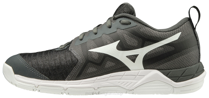 Mizuno wave supersonic 2 volleybalschoen vrouwen schoenen zwart-houtskool(9092) VZJP2206